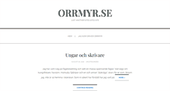 Desktop Screenshot of orrmyr.se